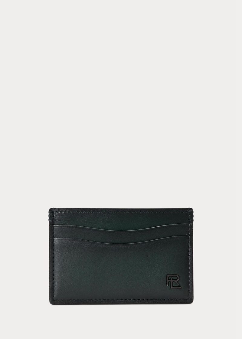 パープル レーベル 財布 メンズ 緑 Monogram Vachetta レザー Card Case XYGKR2173